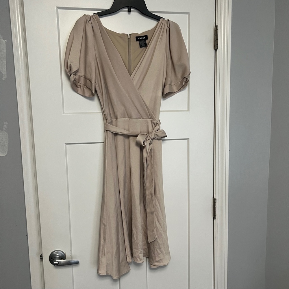 Satin midi dress